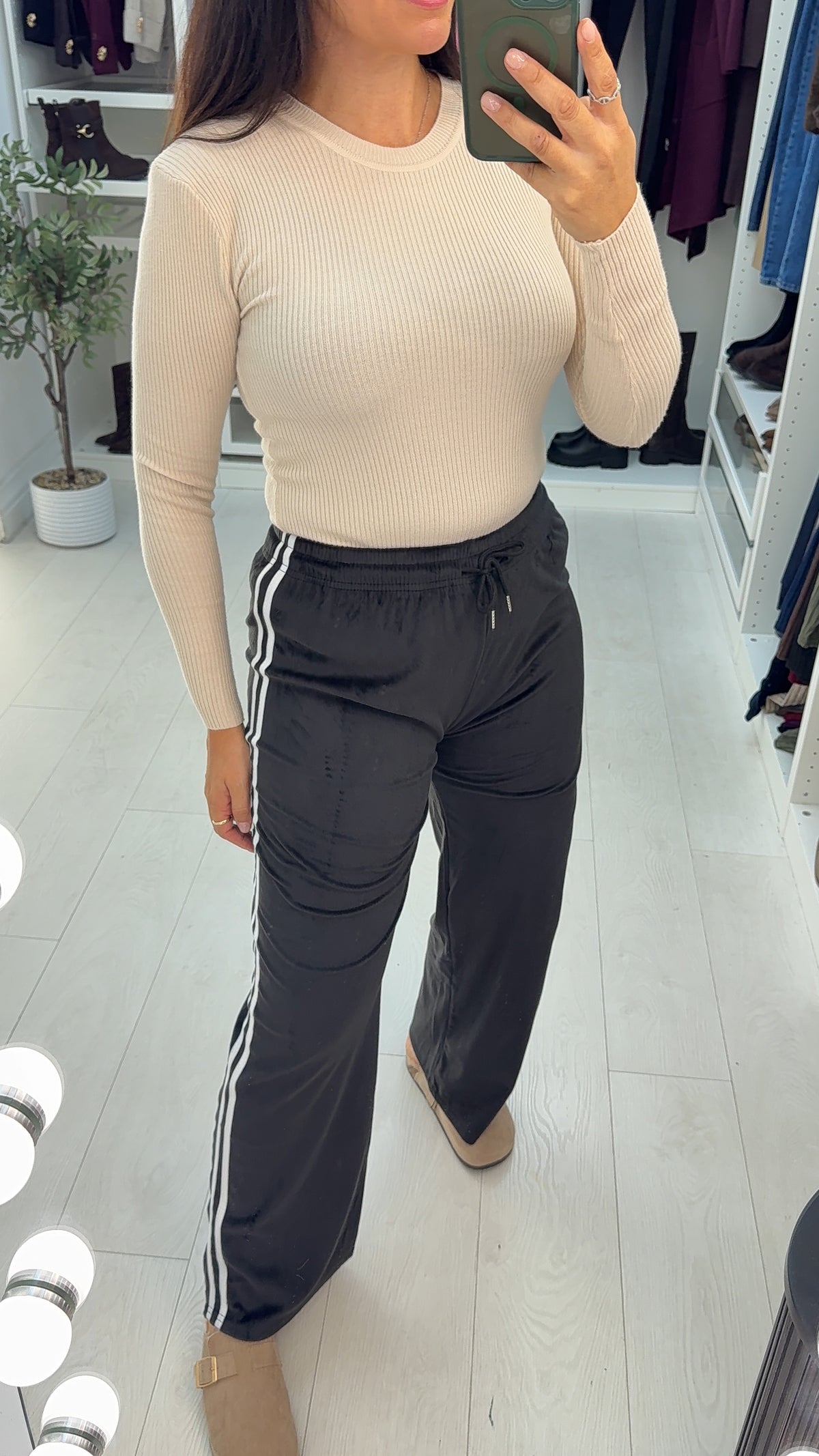 Melly Super Soft Side Stripe Joggers