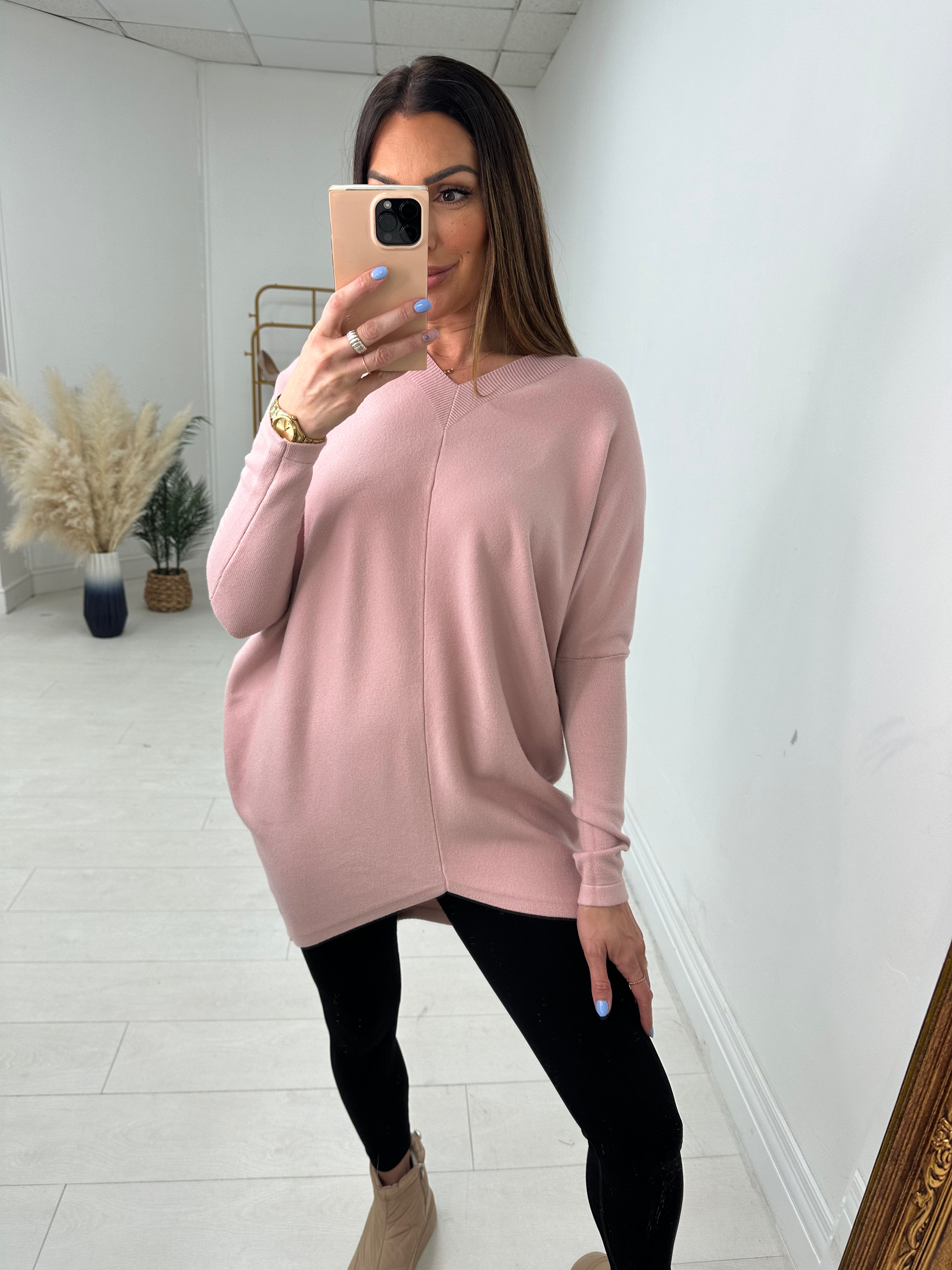 Jocelyn Diamante Angel Wing Back Detail Jumper