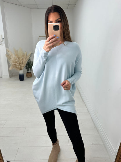 Jocelyn Diamante Angel Wing Back Detail Jumper