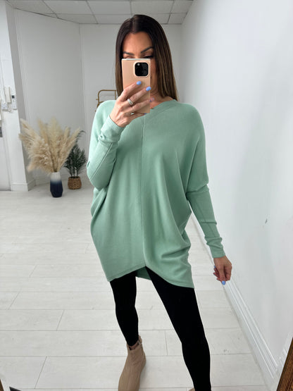 Jocelyn Diamante Angel Wing Back Detail Jumper