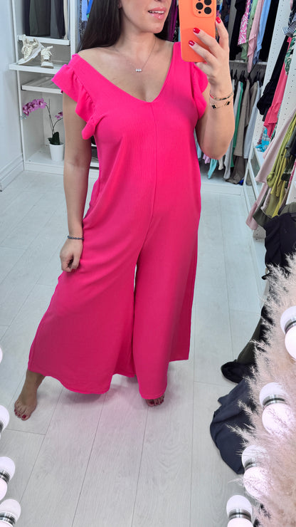 Arin Frill Sleeve Jumpsuit