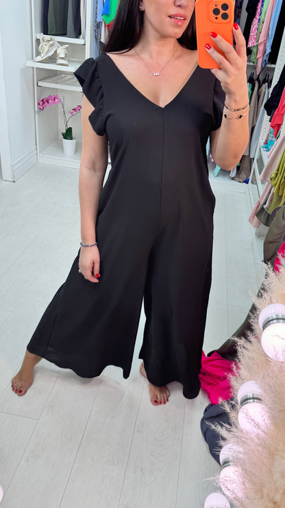 Arin Frill Sleeve Jumpsuit