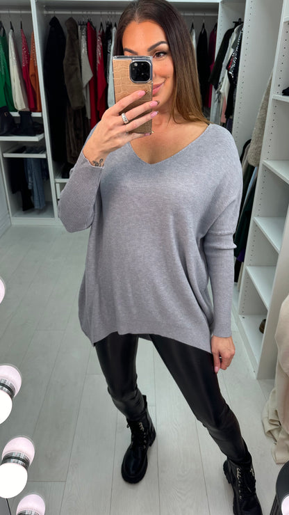 Zain Panel Lace Back Detail Jumper