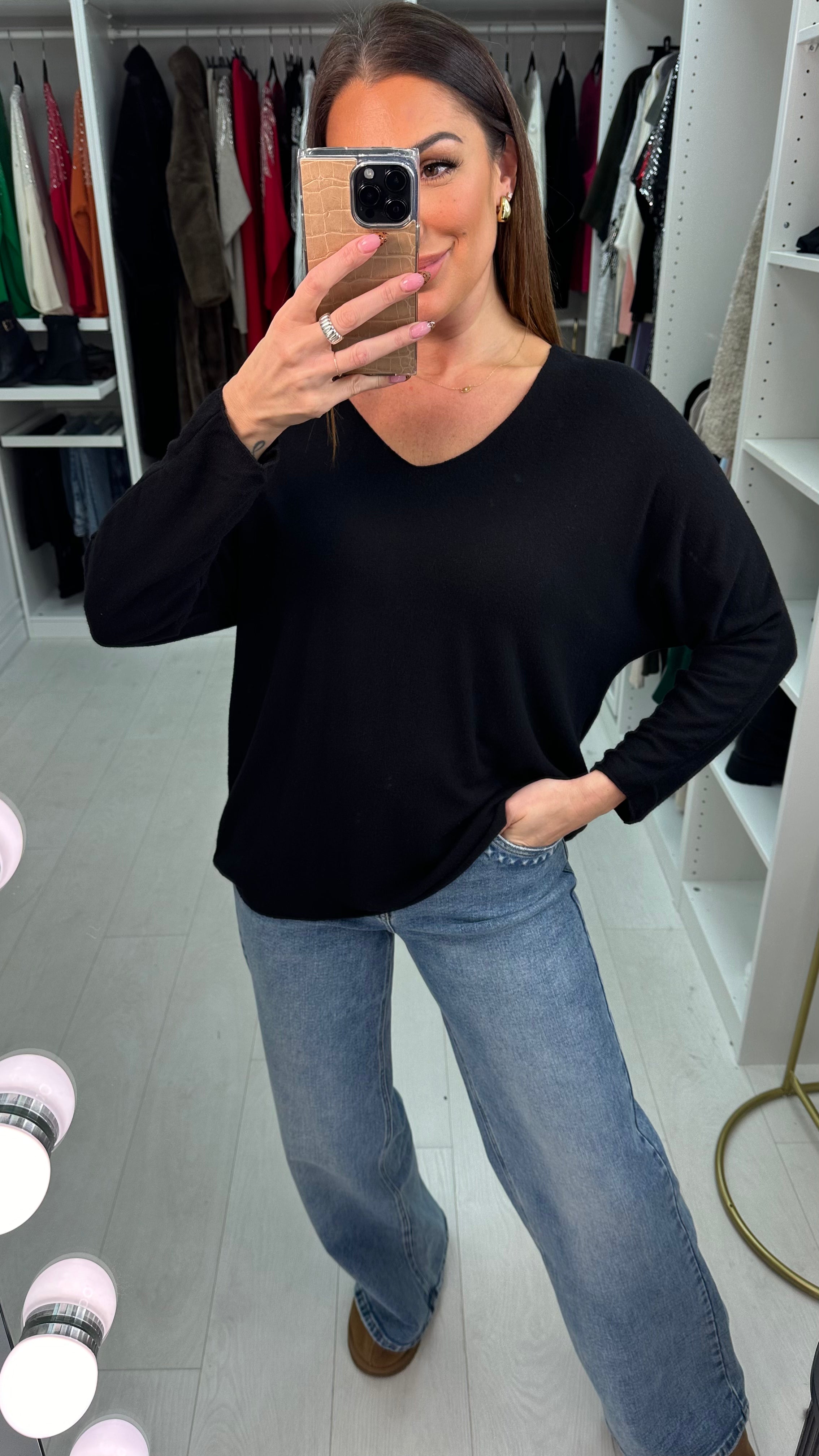 Tansey Super Soft Plain Knit Jumper