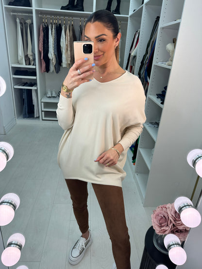 Sorai Diamante Cross Back Detail Jumper