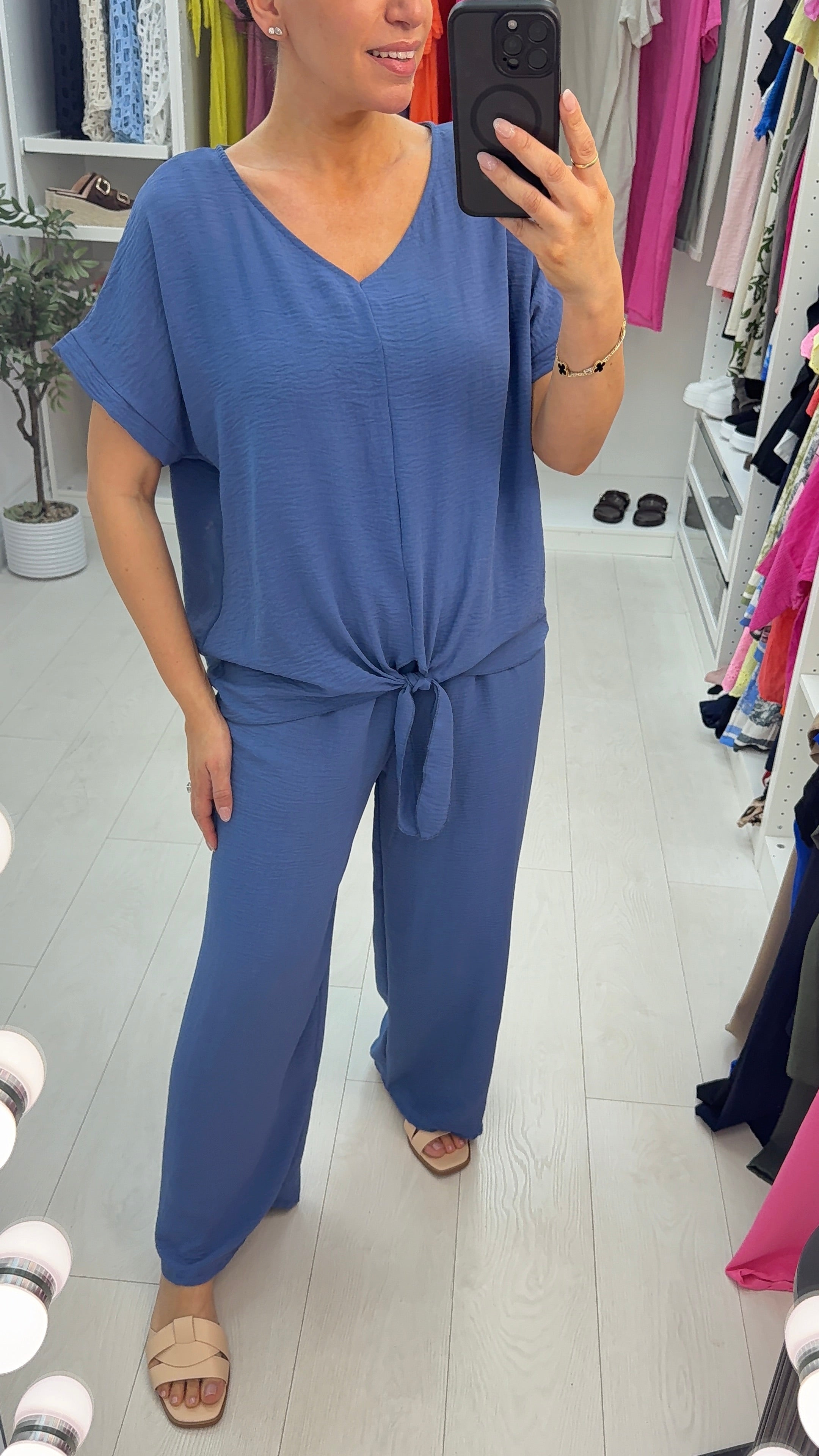 Dimelo Tie Front Co-ord Set
