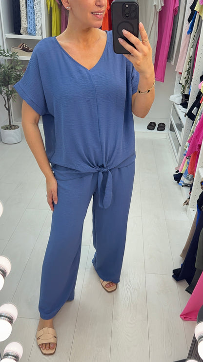 Dimelo Tie Front Co-ord Set