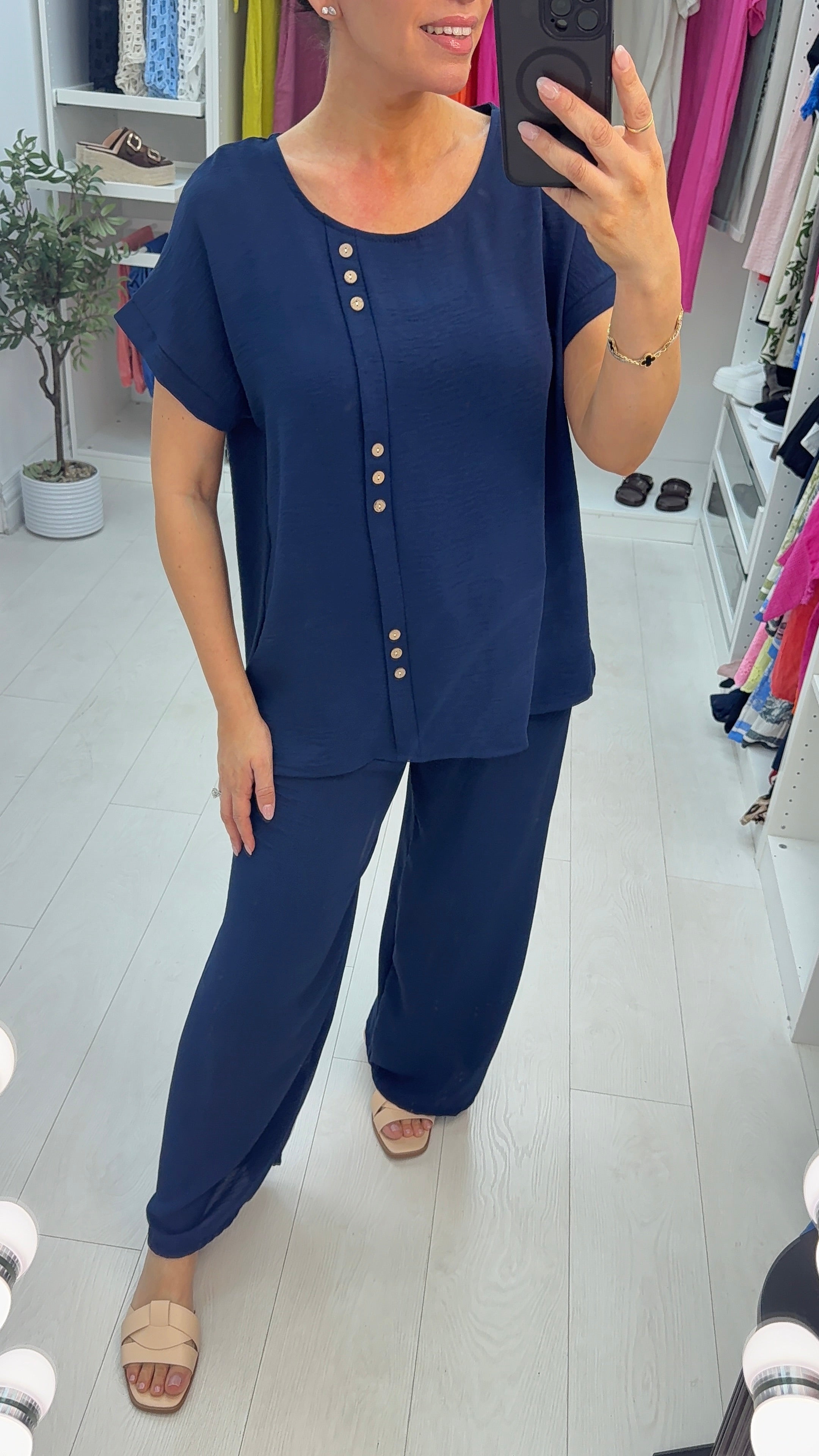 Lumina Button Detail Co-ord Set