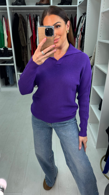 Archi Polo Collar Knit Jumper