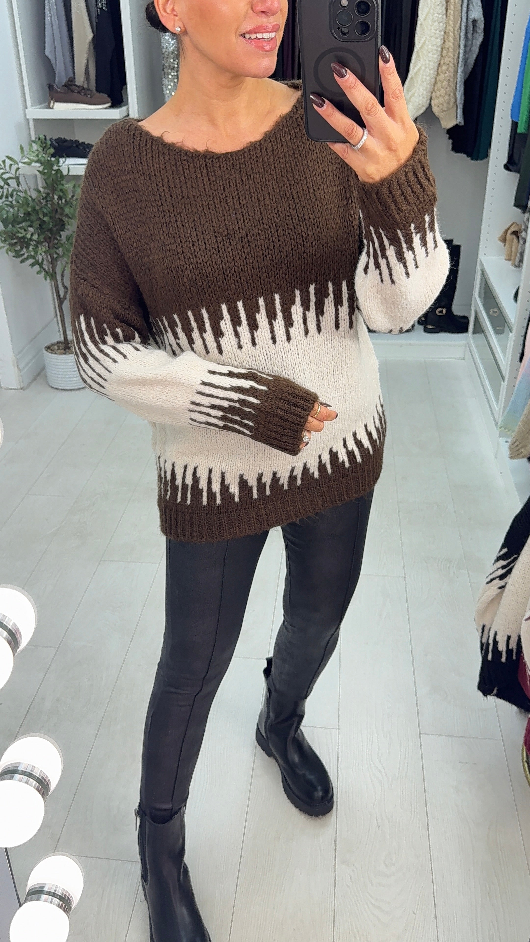 Brandy Super Soft Loose Fit Knit Jumper