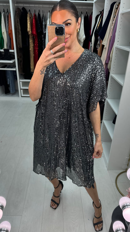 Zarah Sequin Loose fit Dress
