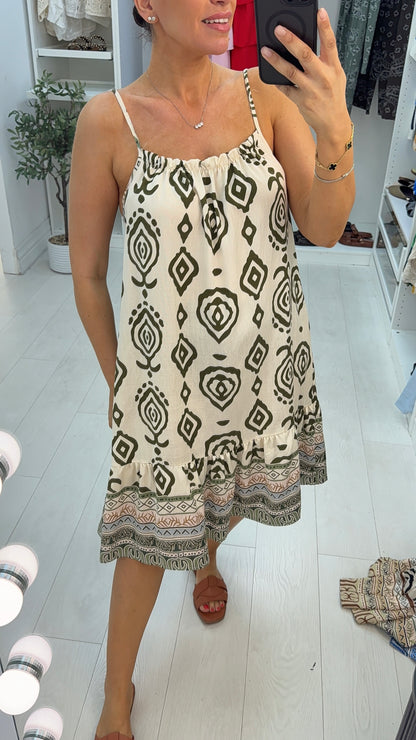 Minka Strappy Loose Fit Midi Dress