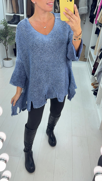 Kalia Asymmetric Loose Fit Jumper
