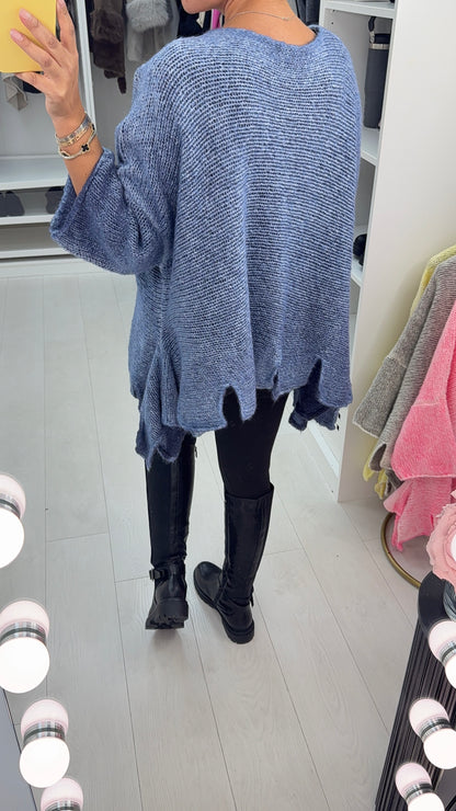 Kalia Asymmetric Loose Fit Jumper