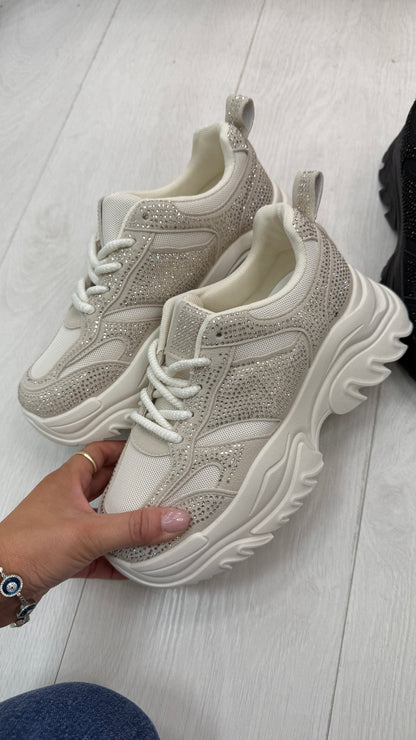 Camilo Diamante Detailed Chunky Platform Trainers