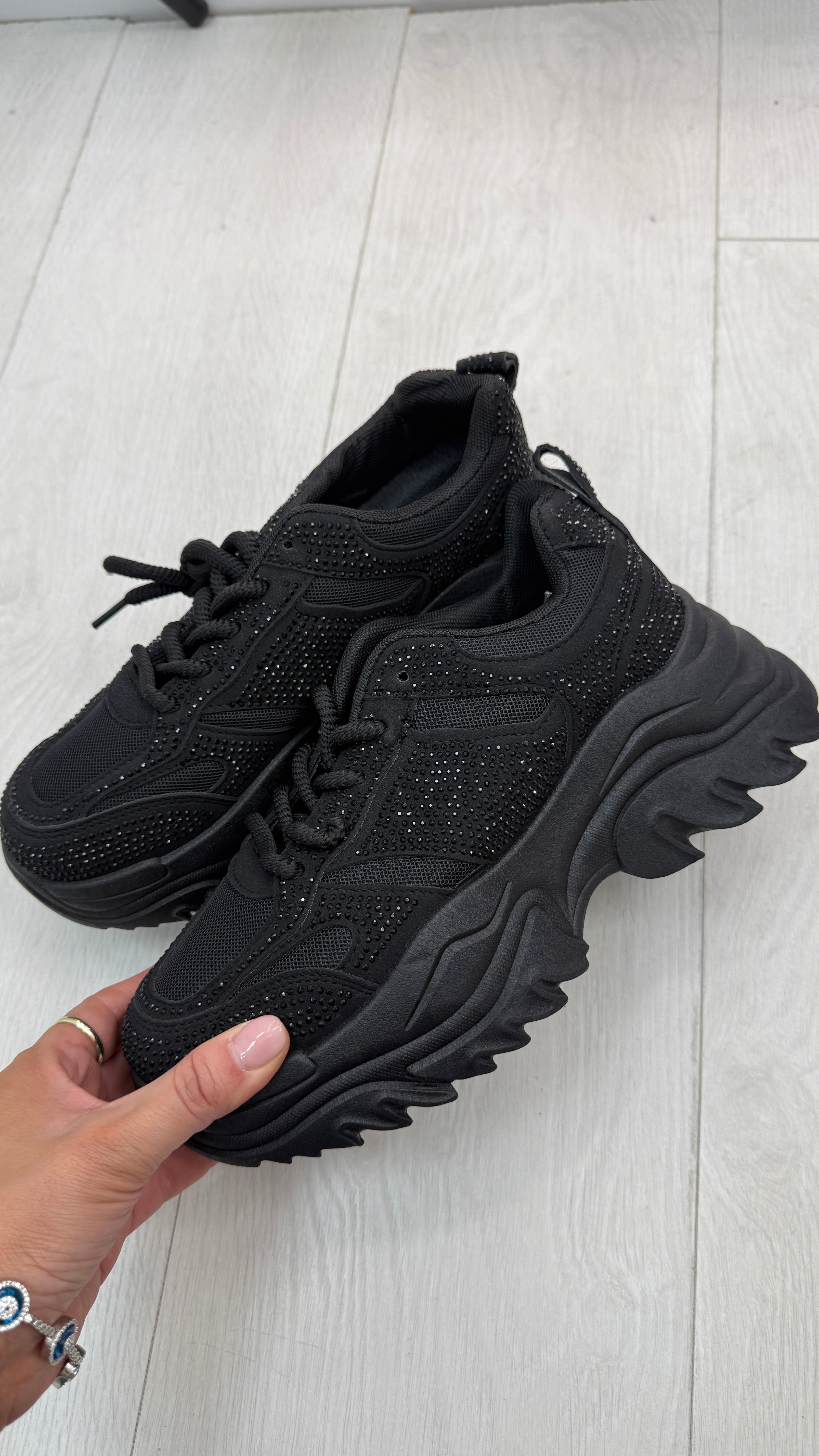 Camilo Diamante Detailed Chunky Platform Trainers