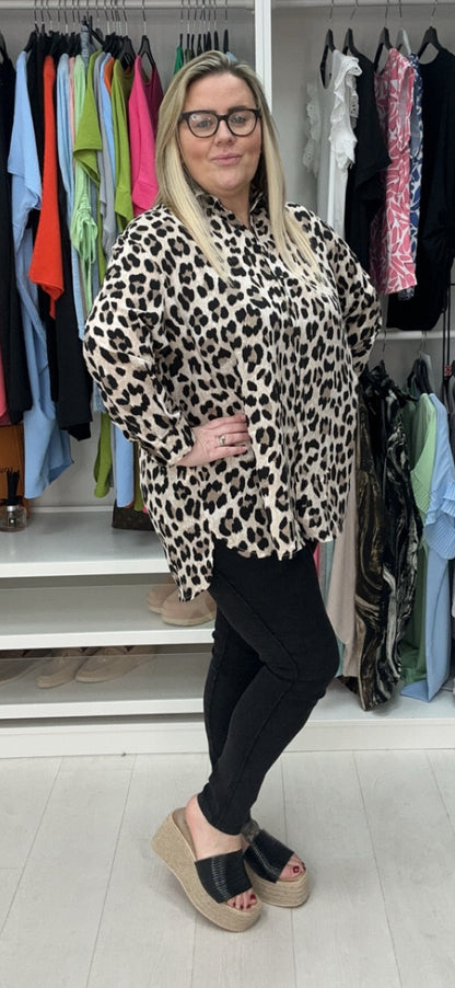 Julesy Leopard Print Shirt