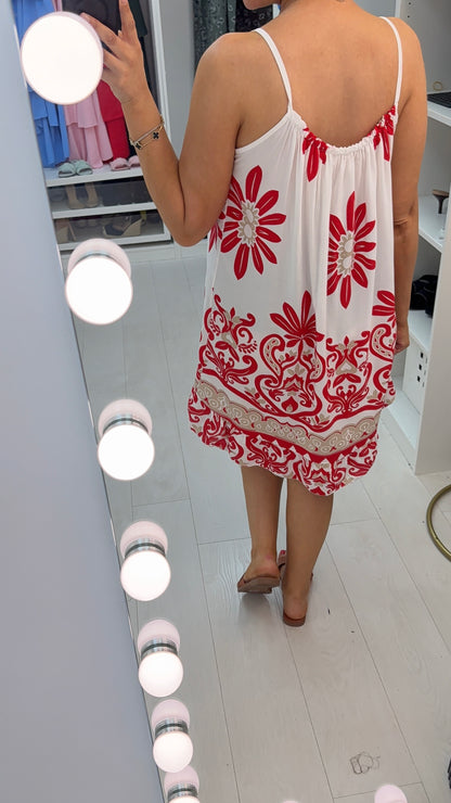 Oriane Strappy Loose Fit Midi Dress