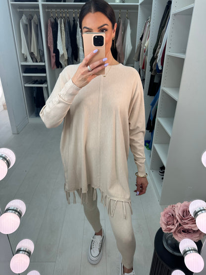 Saint Longline Tassel Hem Loungewear Set