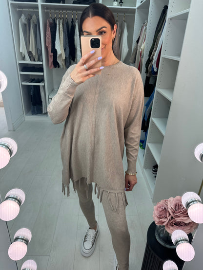 Saint Longline Tassel Hem Loungewear Set