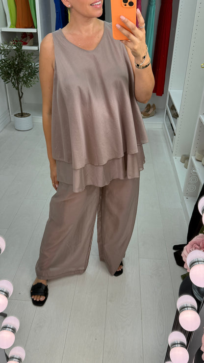 Gloria Plain Loose Fit Lightweight Co-Ord