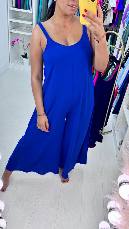 Zendaya Plain Wide Leg Jumpsuit