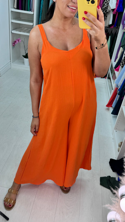 Zendaya Plain Wide Leg Jumpsuit