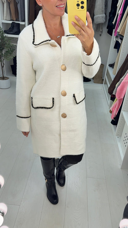 Katerina Super Soft Detailed Hem Cardi Jacket