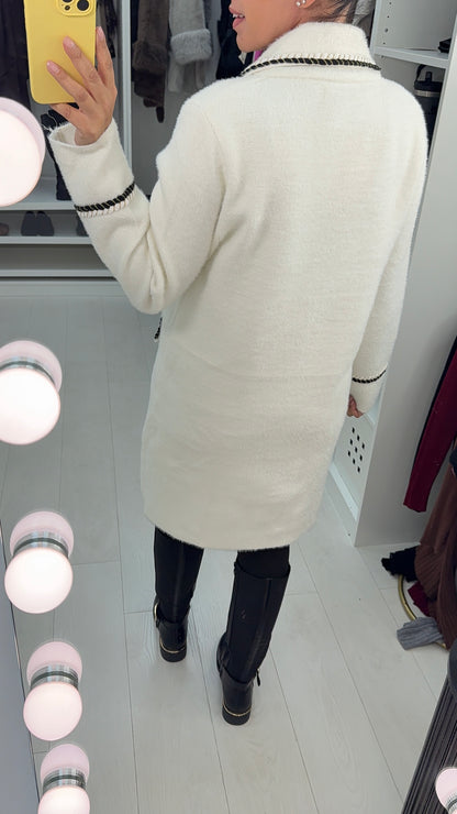 Katerina Super Soft Detailed Hem Cardi Jacket