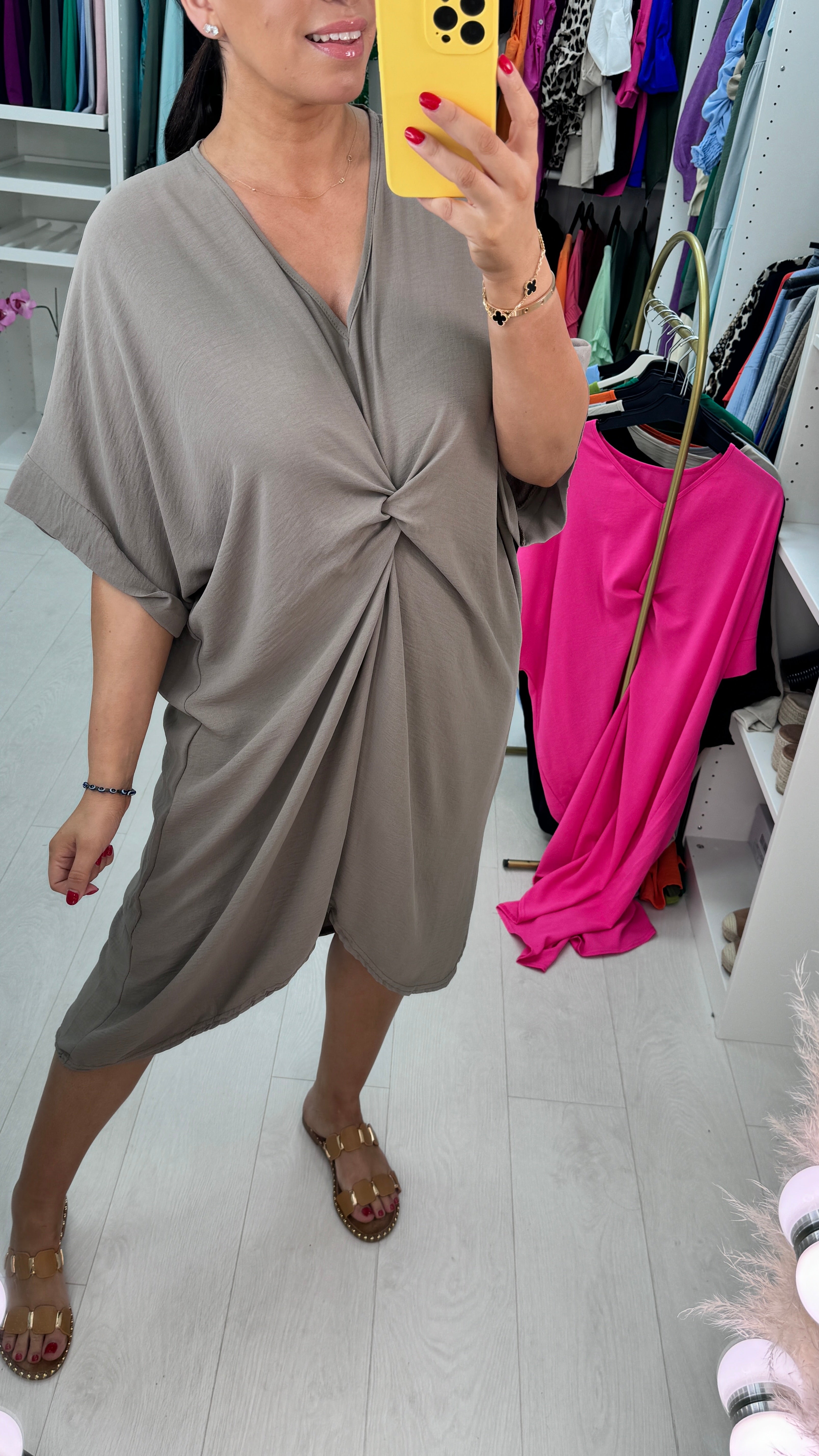 Limbani Knot Front Dress