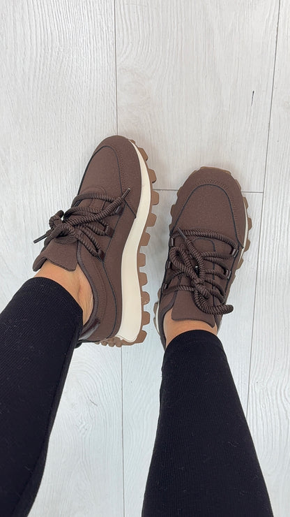 Becca Plain Chunky Sole Trainers