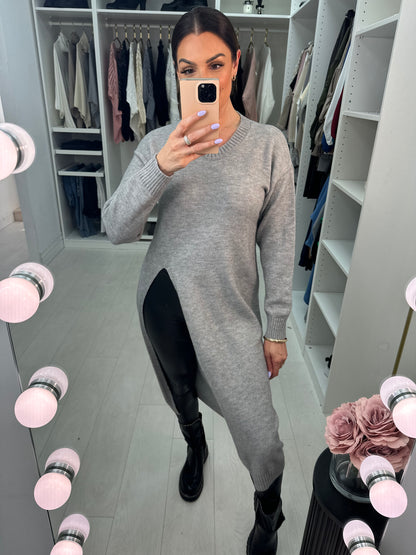 Jimena Longline Side Split Knitted Jumper