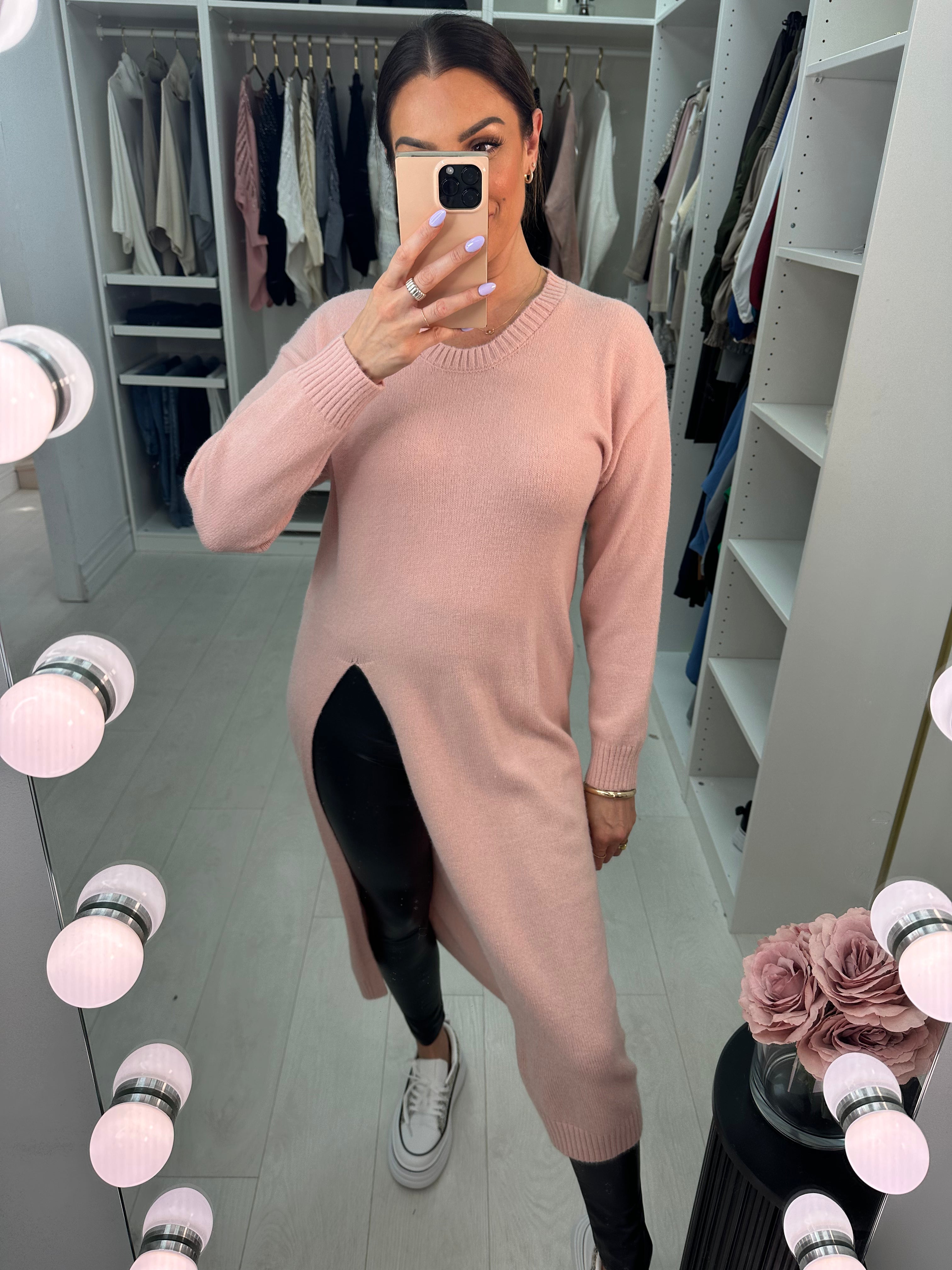 Jimena Longline Side Split Knitted Jumper