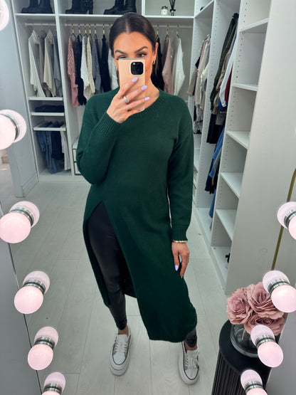 Jimena Longline Side Split Knitted Jumper