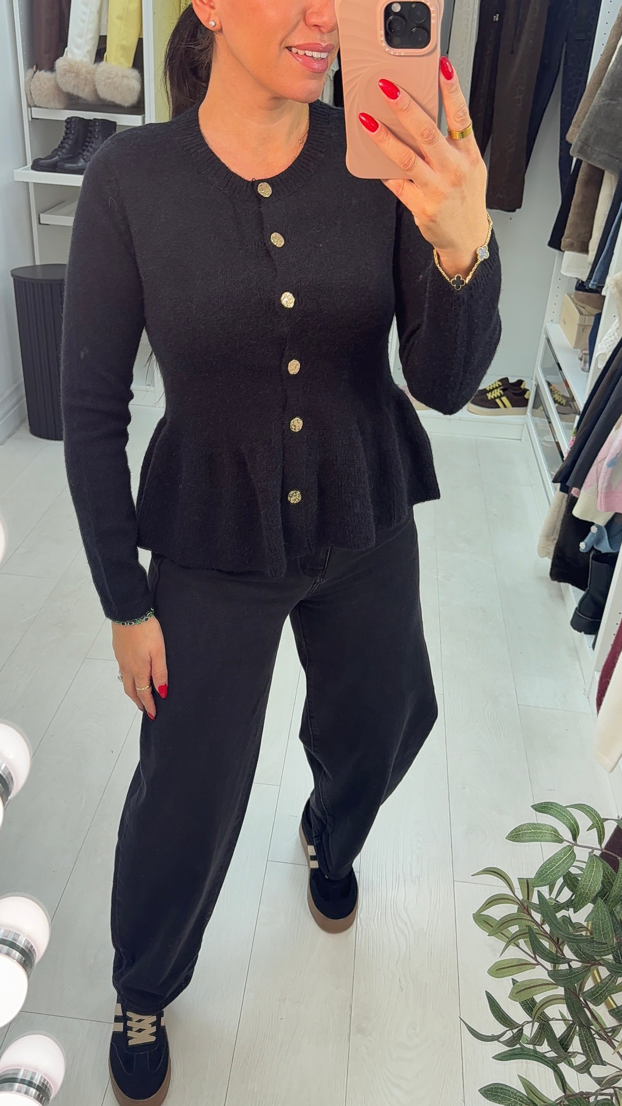 Darcie Peplum Hem Super Soft Jumper