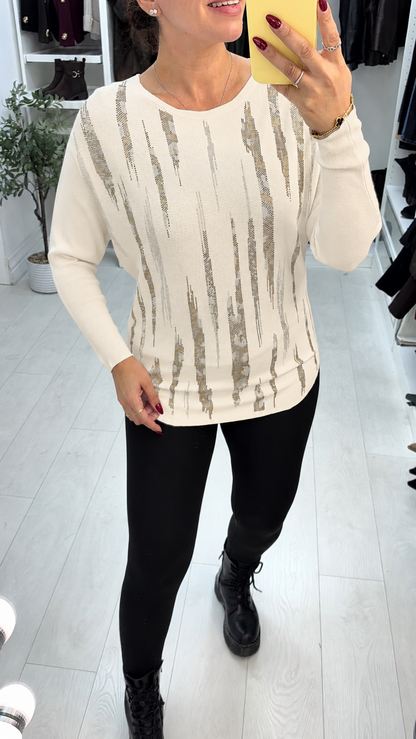 Dune Embellished Loose Fit Jumper