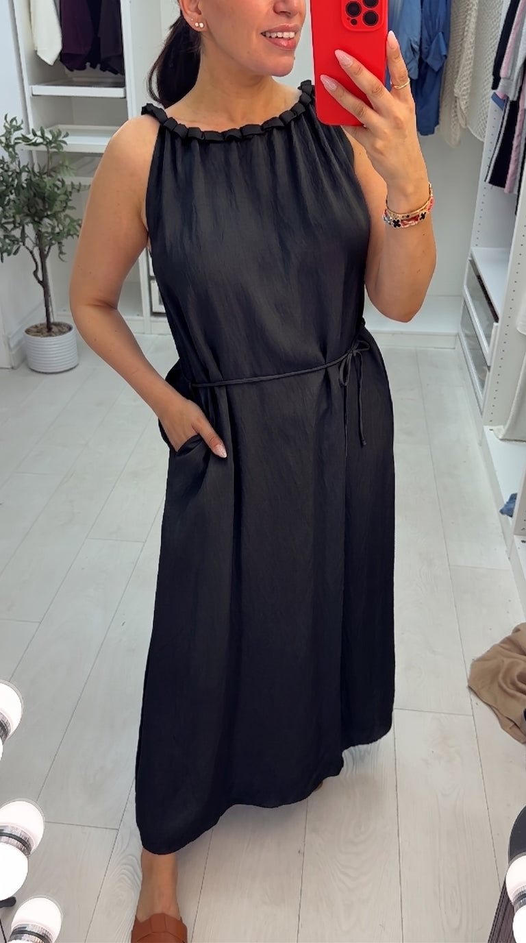 Kalista Plain Floaty Maxi Dress