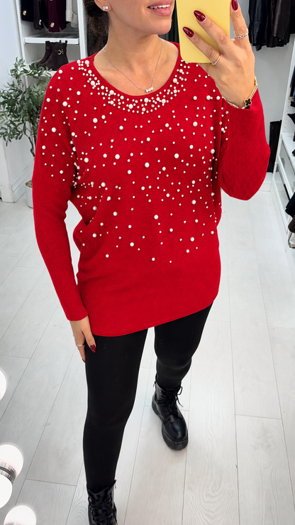 Hannah Pearl Embellished Jumper
