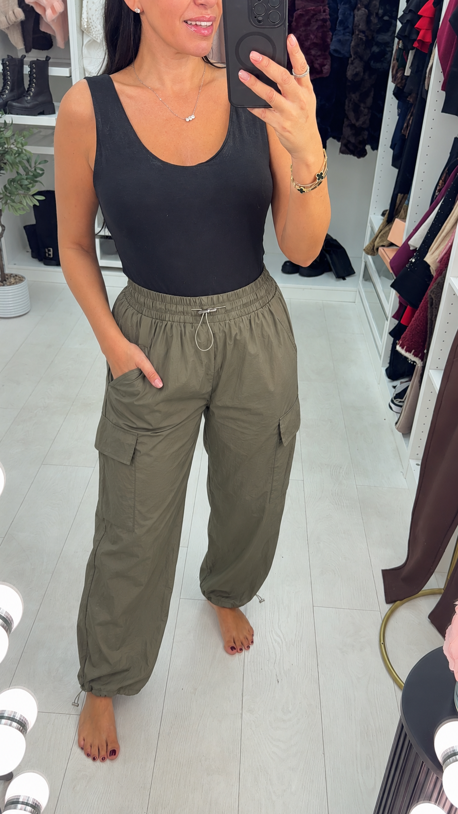 Reagan Parachute Cargo Trousers