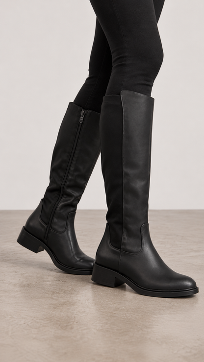 Isena Faux Leather Knee High Boots
