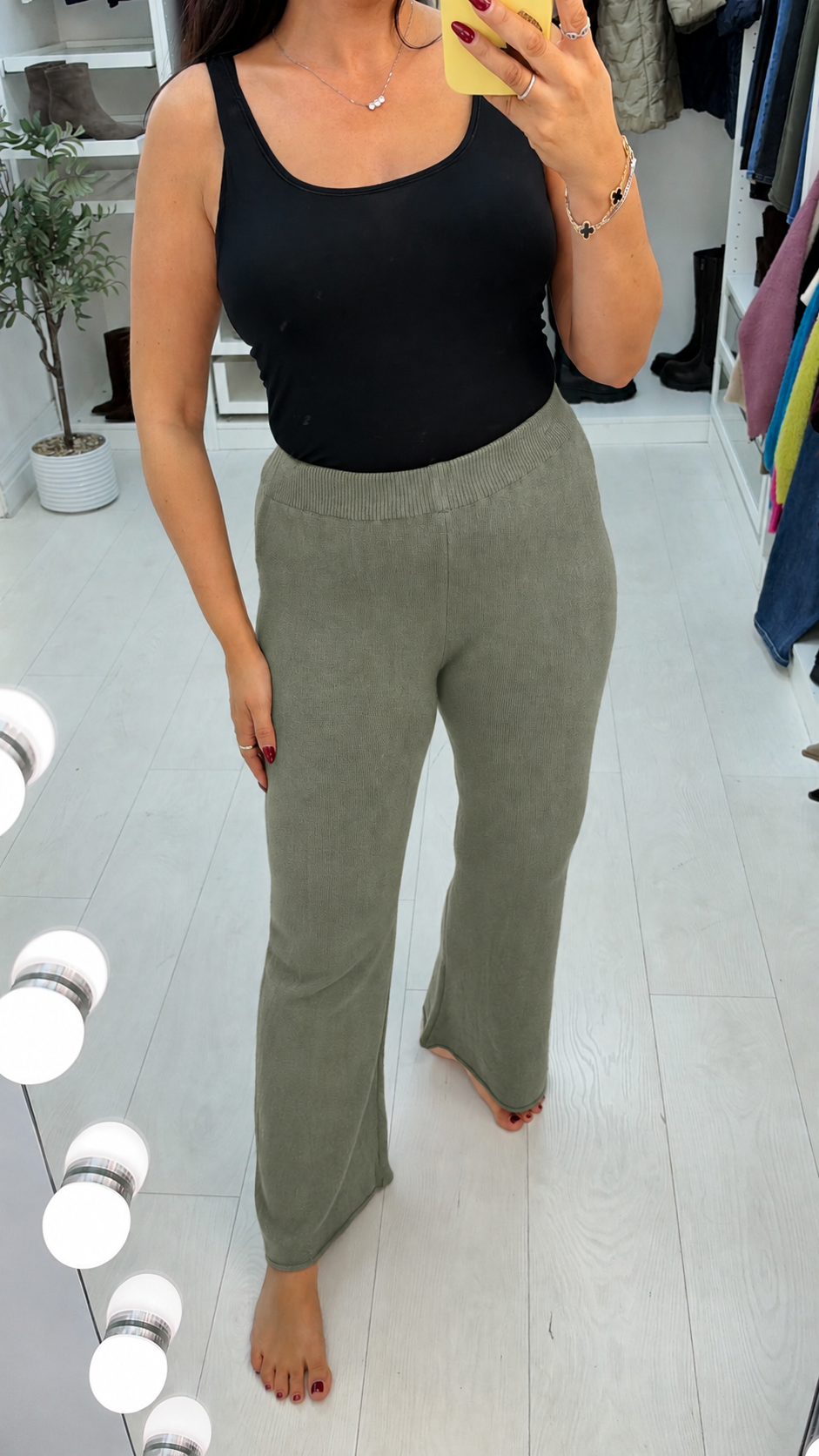 Prinnie Plain Elasticated Waist Knit Trouser