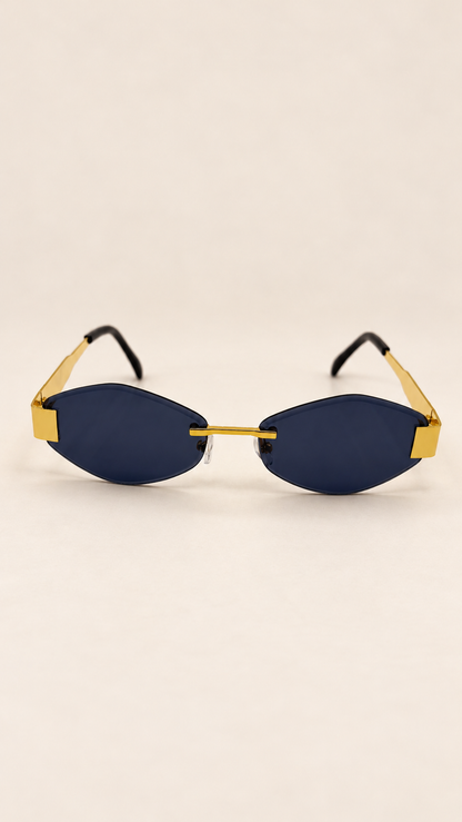 Dilly Small Oval Sunglasses