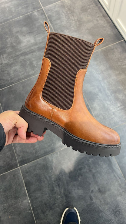 Ophelia Ribbed Sock Boot
