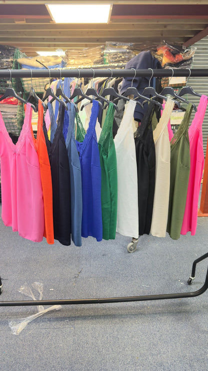 Leanne Lace Trim Cami