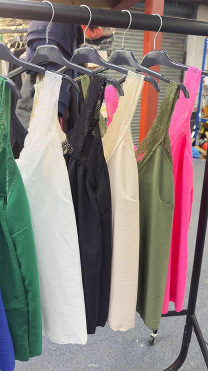 Leanne Lace Trim Cami