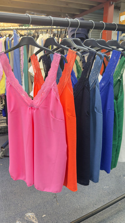 Leanne Lace Trim Cami