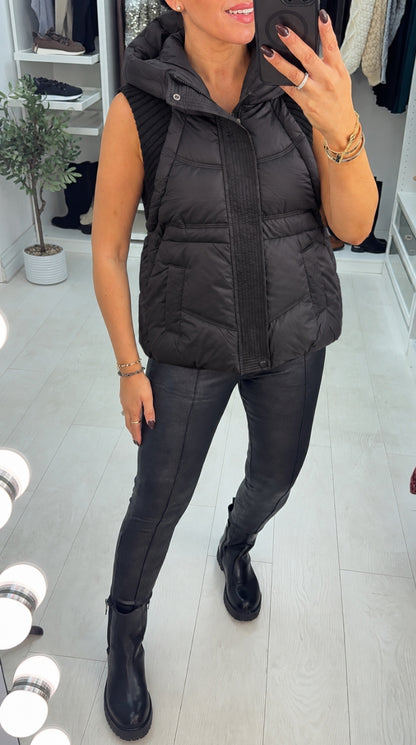Nazira Padded Hooded Gilet