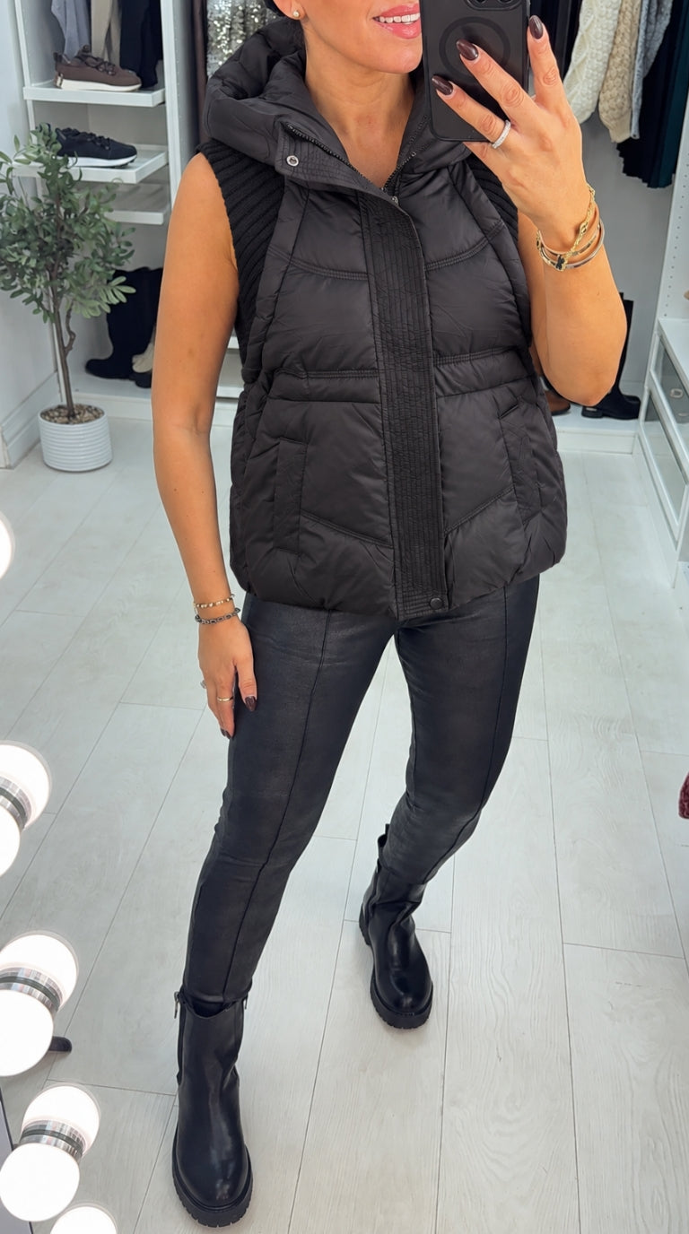 Nazira Padded Hooded Gilet