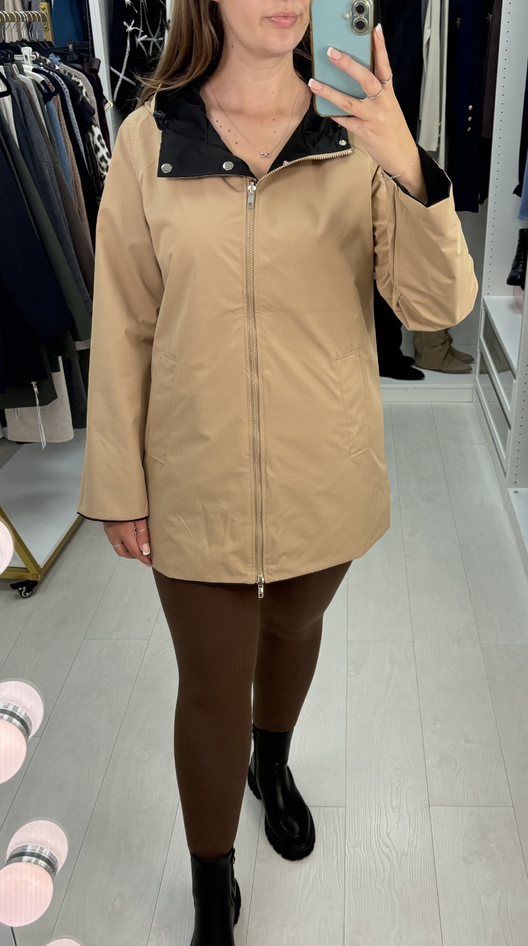 Vivia Plain Reversible Rain Coat
