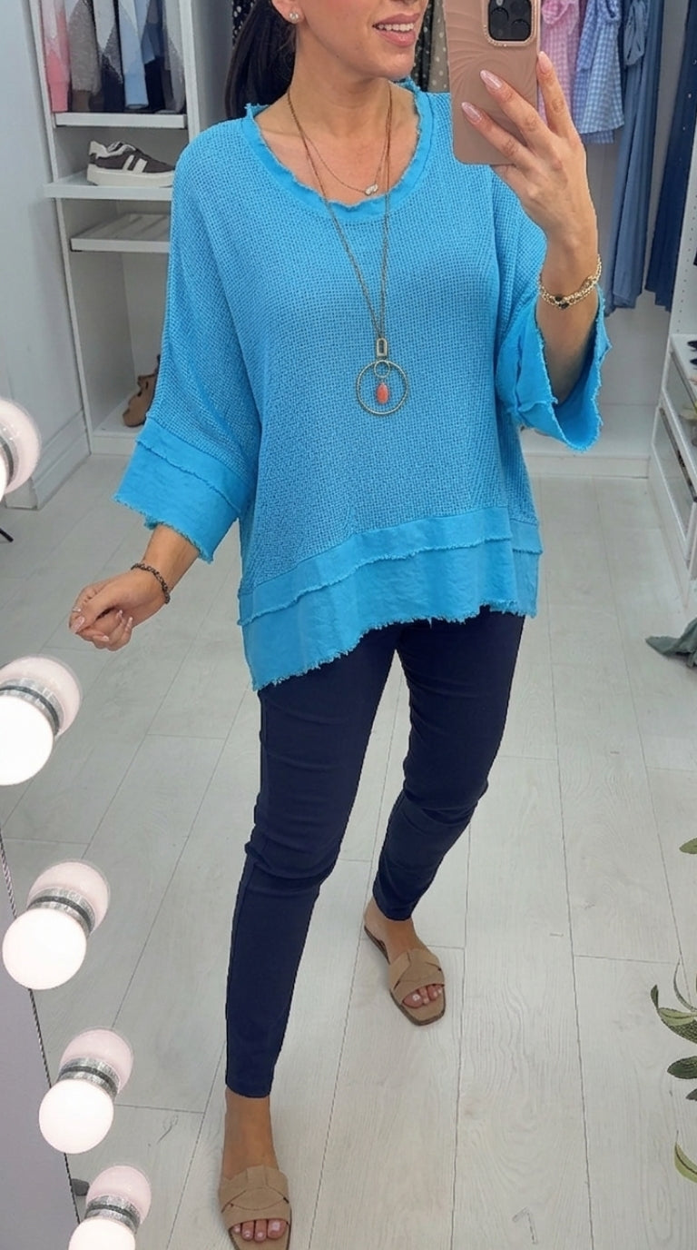 Fiorinda Crochet 2 Piece Necklace Oversized Top